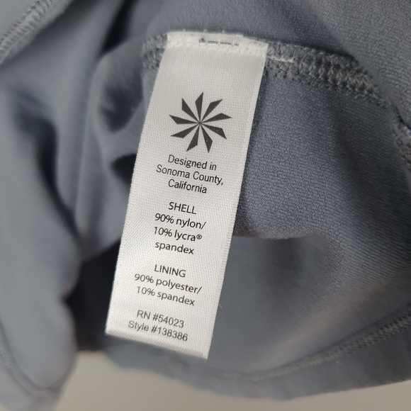 ATHLETA Activewear Top‎ Built-in Bra Gray Women's Size S - Picture 10 of 11